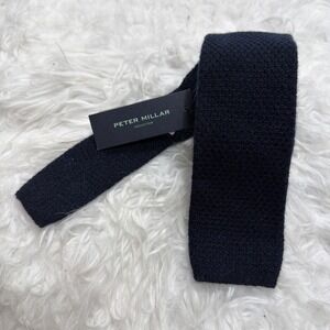Peter Millar Collection 100% CASHMERE Square Necktie Mens Tie Wedding Office New